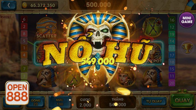 Nổ hũ OPEN888 - Kho trò chơi đa dạng, bám sát xu hướng giải trí hiện đại